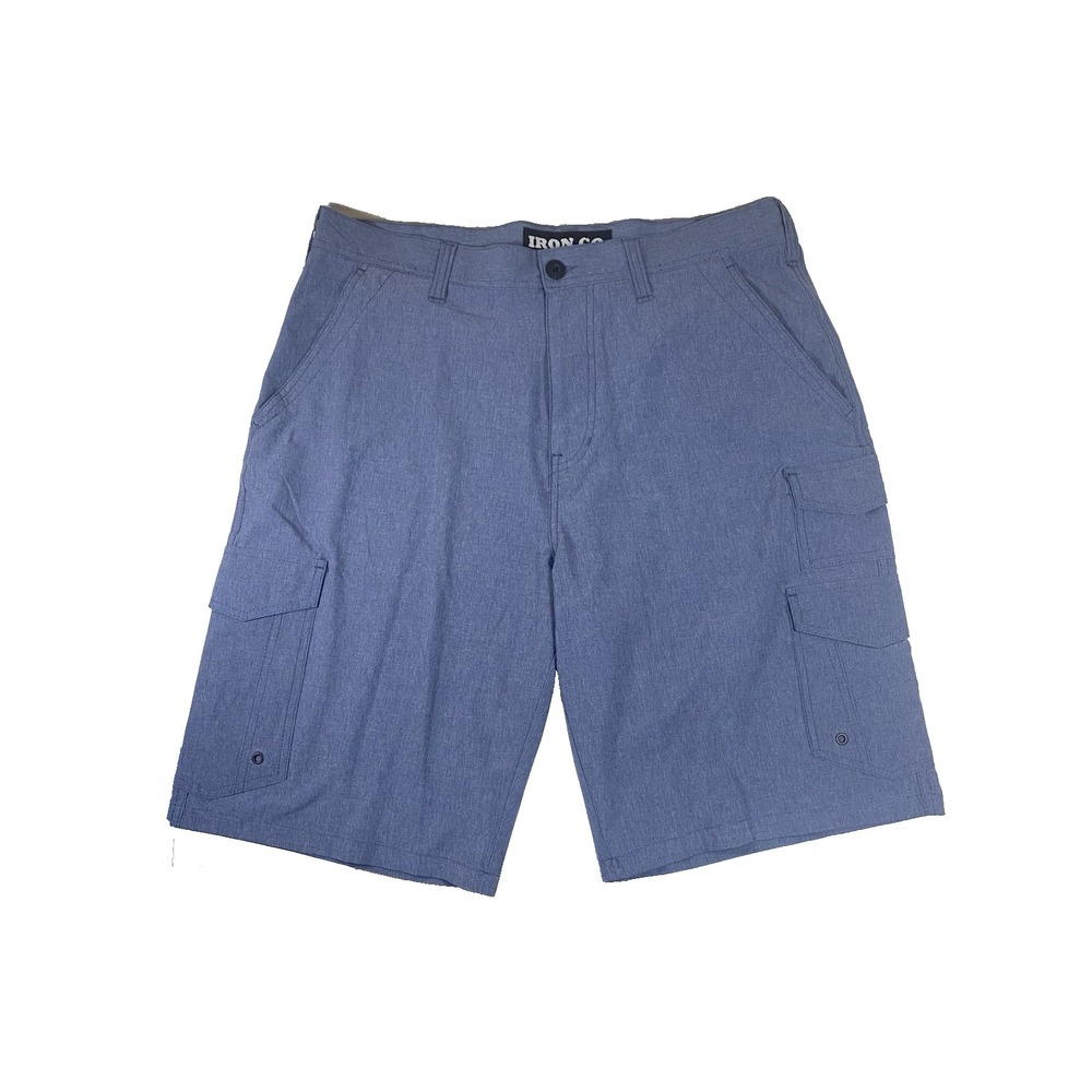 IRON CO.‎ Comfort Flex Waistband Lightweight Stretch Cargo Shorts Men's 36